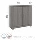 preview thumbnail 69 of 89, Cabot Small Entryway Cabinet with Doors by Bush Furniture