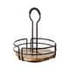 preview thumbnail 3 of 2, Mikasa Gourmet Basics Hanover Condiment Caddy - 8.5" D x 9.75" H