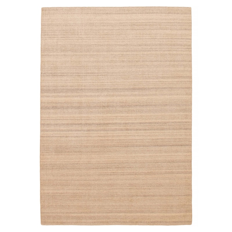 ECARPETGALLERY Hand Loomed Kashkuli Gabbeh Light Grey Wool Rug - 5'6 x 7'10 - Light Grey - 5'6 x 7'10