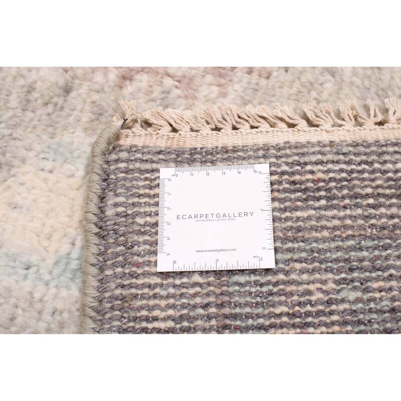 ECARPETGALLERY Hand-knotted Jules Serapi Grey Wool Rug - 8'0 x 9'9