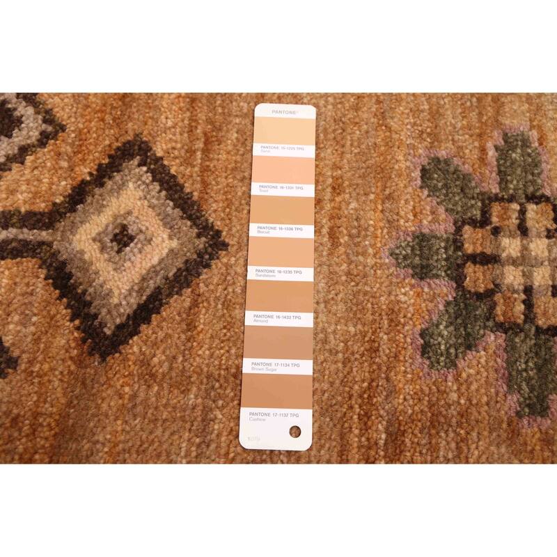ECARPETGALLERY Hand-knotted Jules Serapi Light Brown Wool Rug - 8'1 x 9'10