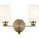 preview thumbnail 11 of 9, Kichler 55225 Gioe 2 Light 14" Wide Vanity Light with Opal Glass