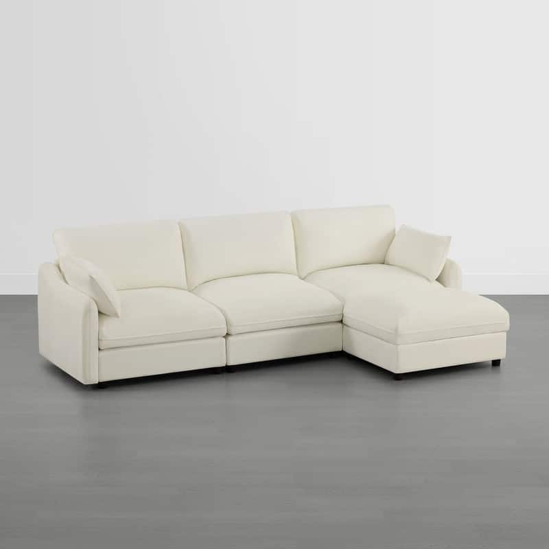 Spruce & Spring Oversized Cloud Modular Sectional Couches for Living Room