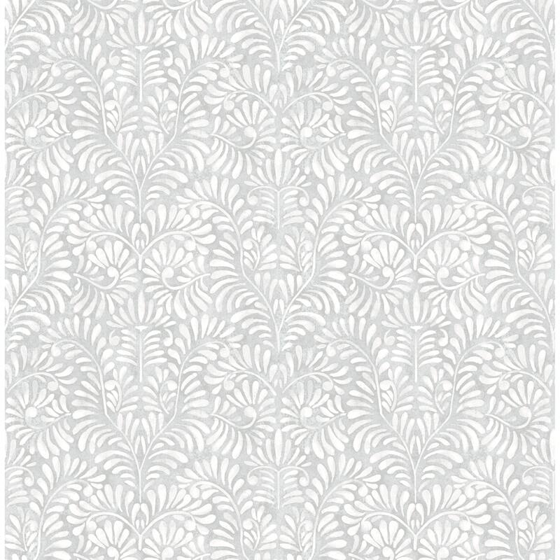 A-Street Prints Elma Sterling Fiddlehead Wallpaper