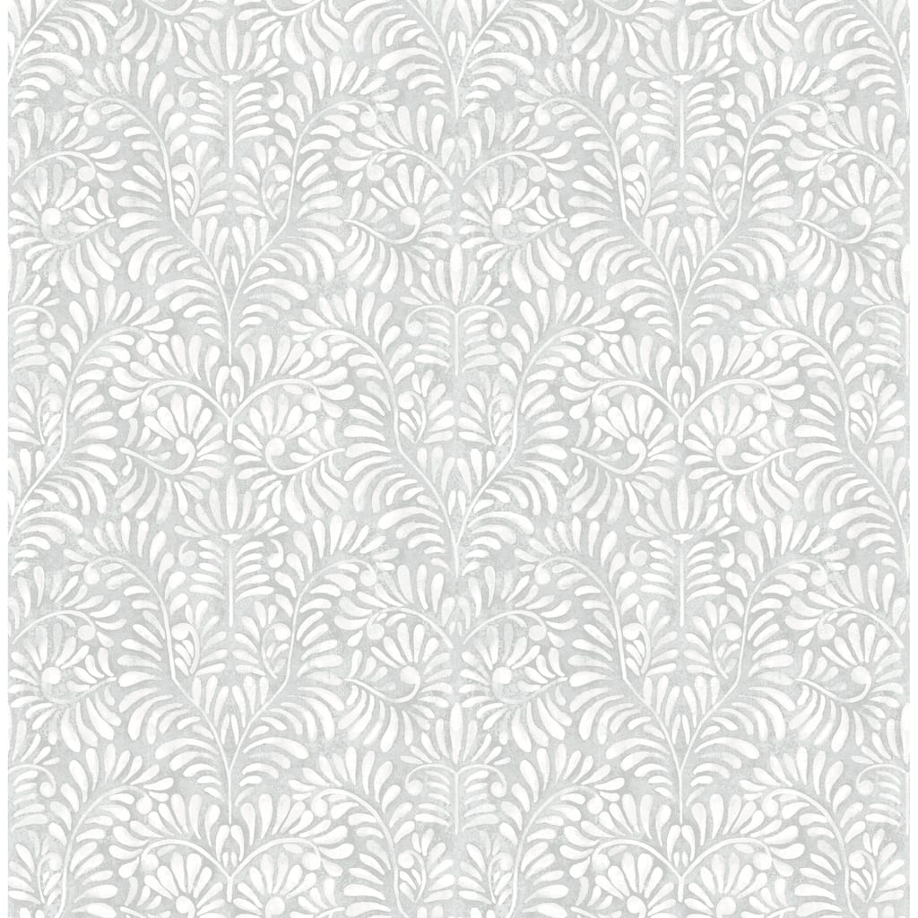 A-Street Prints Elma Sterling Fiddlehead Wallpaper