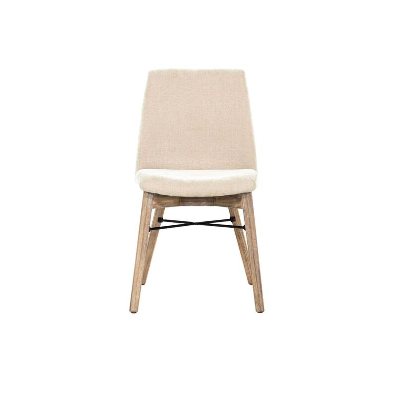 Stella Upholstered Acacia Dining Chair (Set of 2)