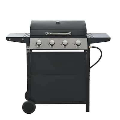 4-Burner Barbecue Liquid Propane Gas Grill