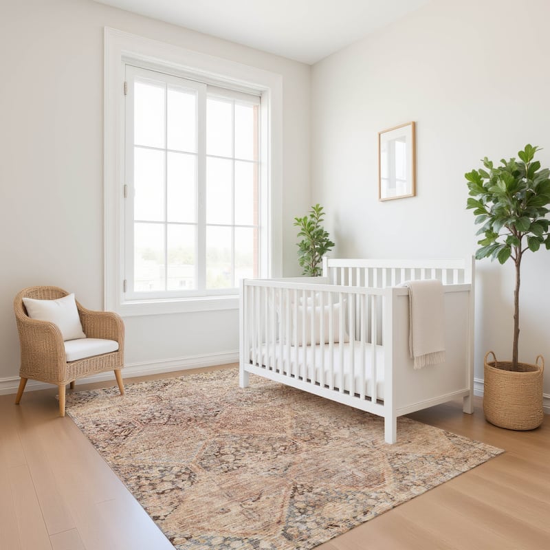 Premium Washable Super Soft Vintage Traditional Mayfield Rug