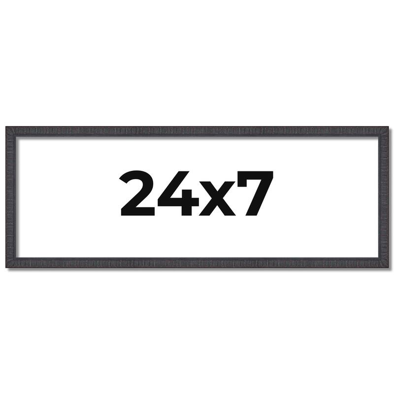 24x7 Frame Brown Solid Wood Picture Frame - Complete Modern Photo