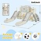 preview thumbnail 15 of 70, 8-in-1 Ocean-Themed Kids Slide Playset