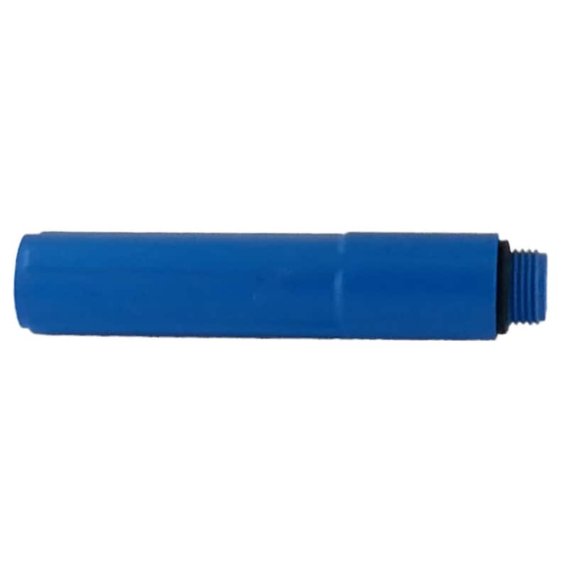 Blue Cylindrical RoughIn Shower Test Plug American Imaginations Bed