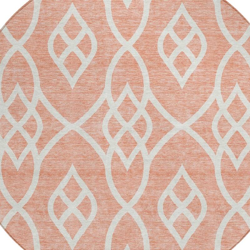 HomeRoots Trellis Transitional Rectangle Outdoor Rug