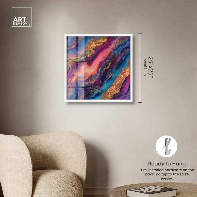 Glittering Spectrum III Shadowbox by Art Remedy