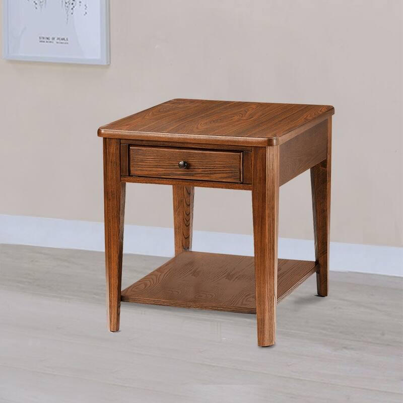 Chromcraft Peter Revington End Table in Walnut Finish - Walnut - Wood