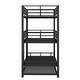 preview thumbnail 7 of 8, Metal Twin Size Triple Bunk Bed With Trundle