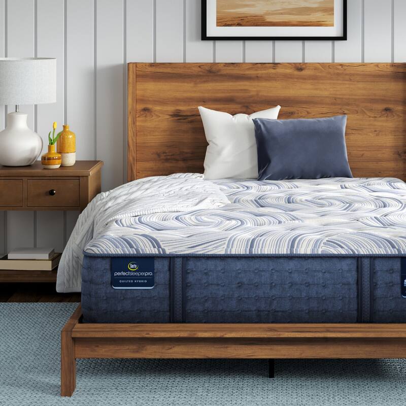 Serta Perfect Sleeper Pro Kensington 13" Latex Hybrid Medium Mattress Set