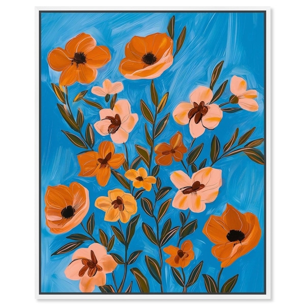 Orange-Petals-in-Blue-Breeze-