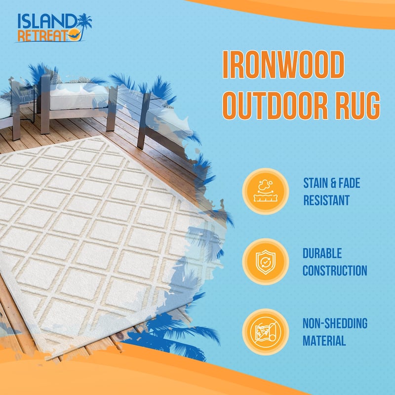 Island Retreat Ironwood Indoor/Outdoor Area Rug
