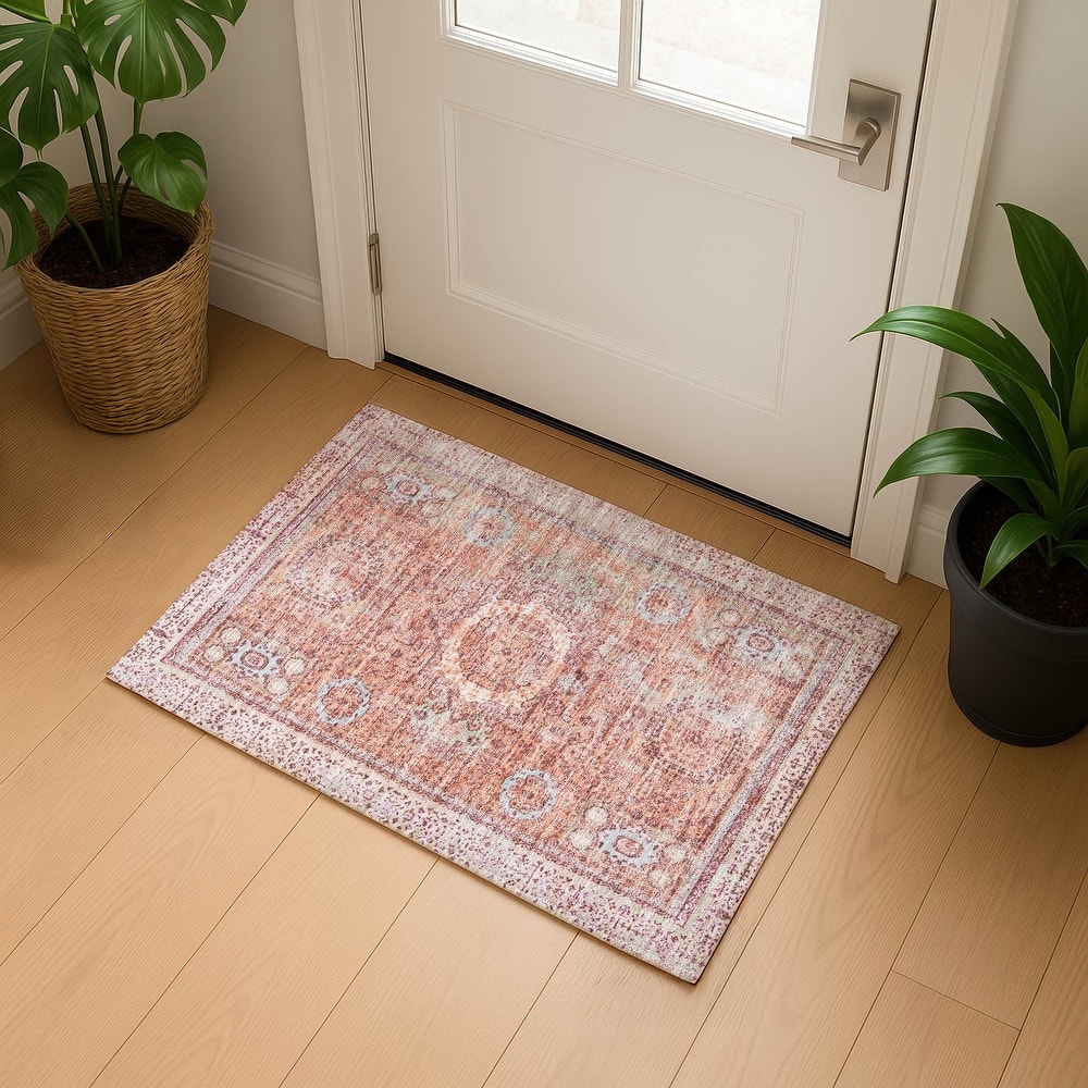 Premium Washable Super Soft Vintage Traditional Mayfield Rug