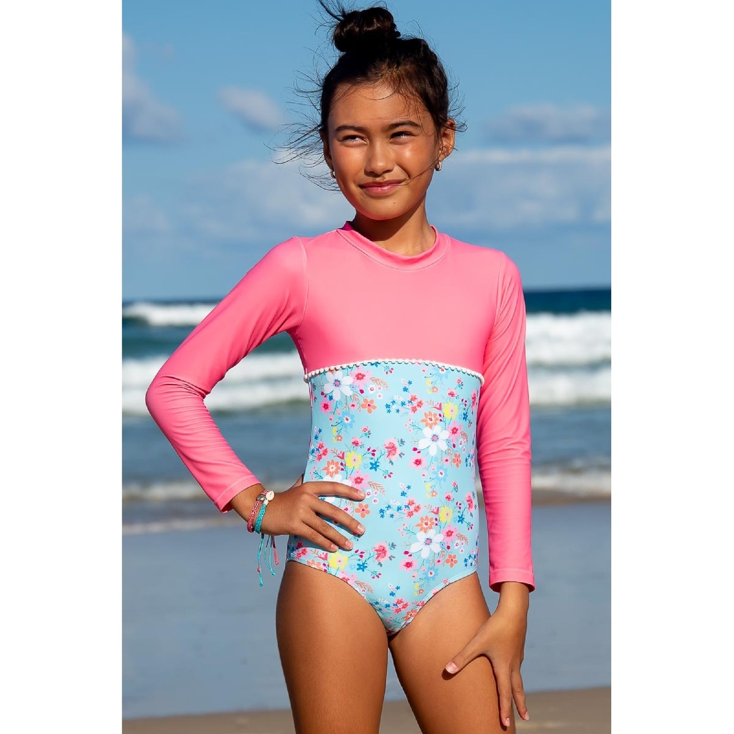big girl one piece swimsuit