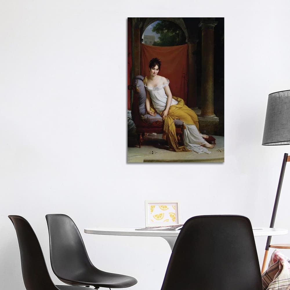 iCanvas "Portrait of Madame Recamier (1777-1849)" by Francois Pascal Simon Gerard Canvas Print