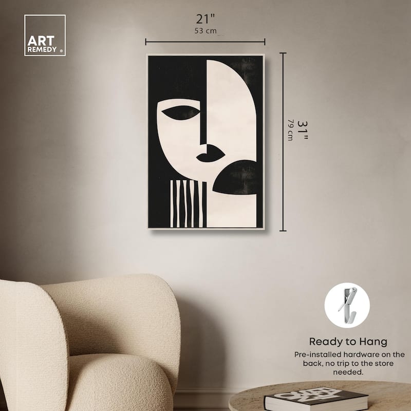 The Mask III Canvas by Art Remedy