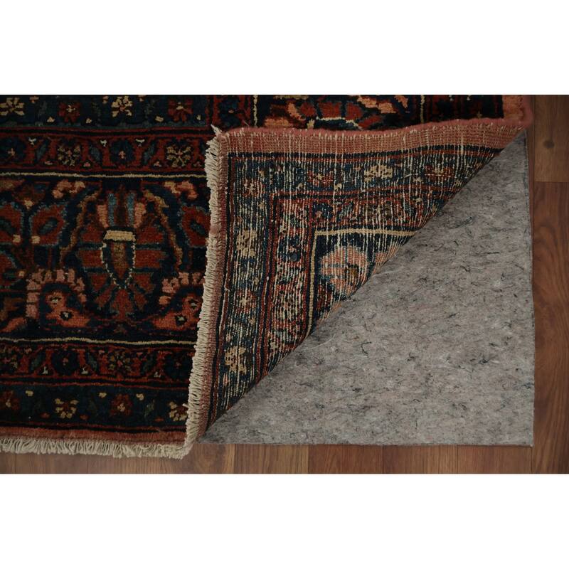 Hand Knotted Oriental 100% Wool Carpet Traditional Floral Oranges & Rust Lilian Area Rug - 11' 3'' X 8' 5''