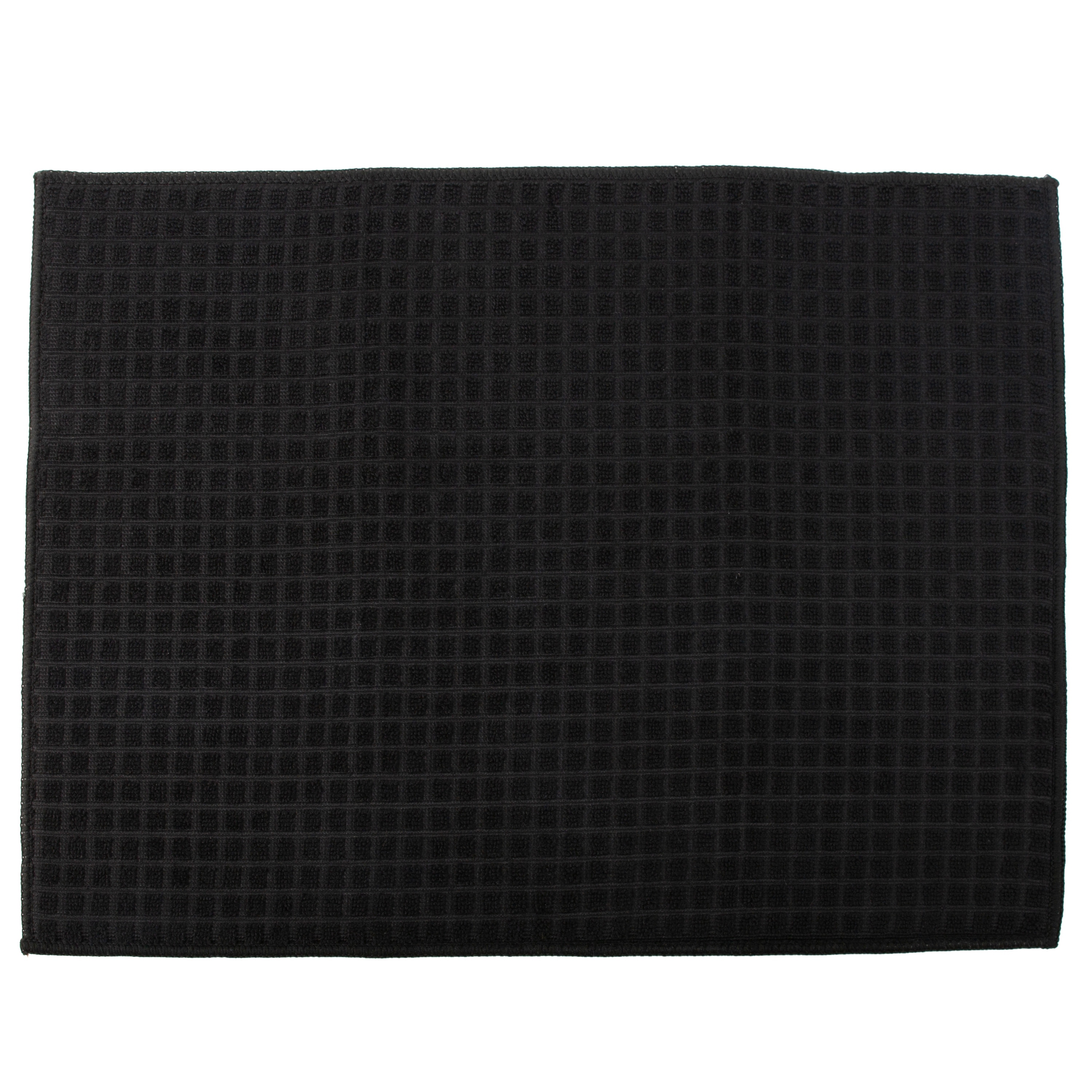Kitchen Details 2pk Microfiber Drying Mat in Black