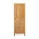 preview thumbnail 8 of 18, Gribs Acacia Wood Indoor/Outdoor Teak Finish Storage Cabinet by Christopher Knight Home - 61.81" H