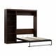 preview thumbnail 8 of 91, Pur Full Murphy Bed with Shelving Unit (84W) by Bestar