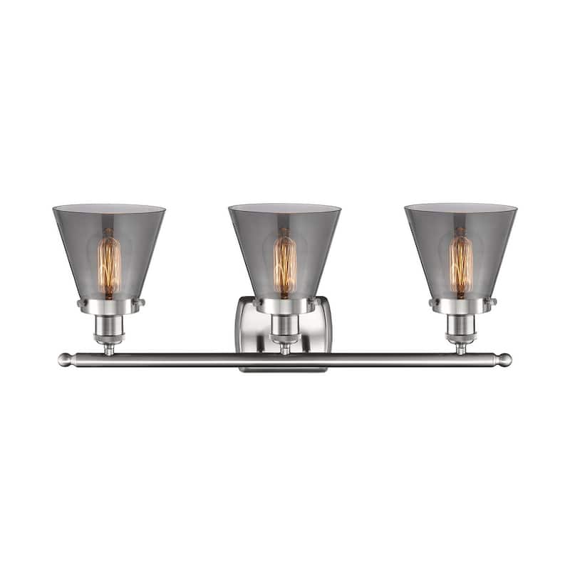 Innovations Lighting Small Cone 3 Light 26" Wide Vanity Light
