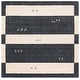 preview thumbnail 4 of 11, SAFAVIEH Handmade Himalaya Teela Stripe Wool Rug 6' Square - Cream - Square
