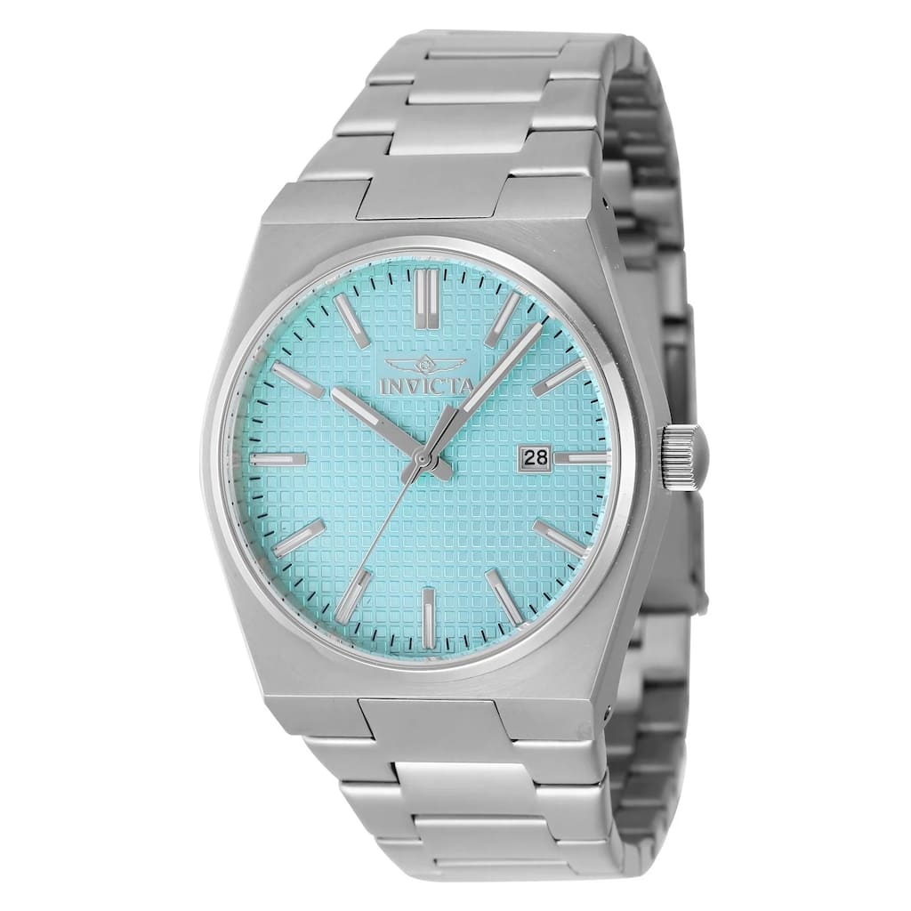 Invicta Men's 48394 Speedway Quartz 3 Hand Light Blue Dial Watch