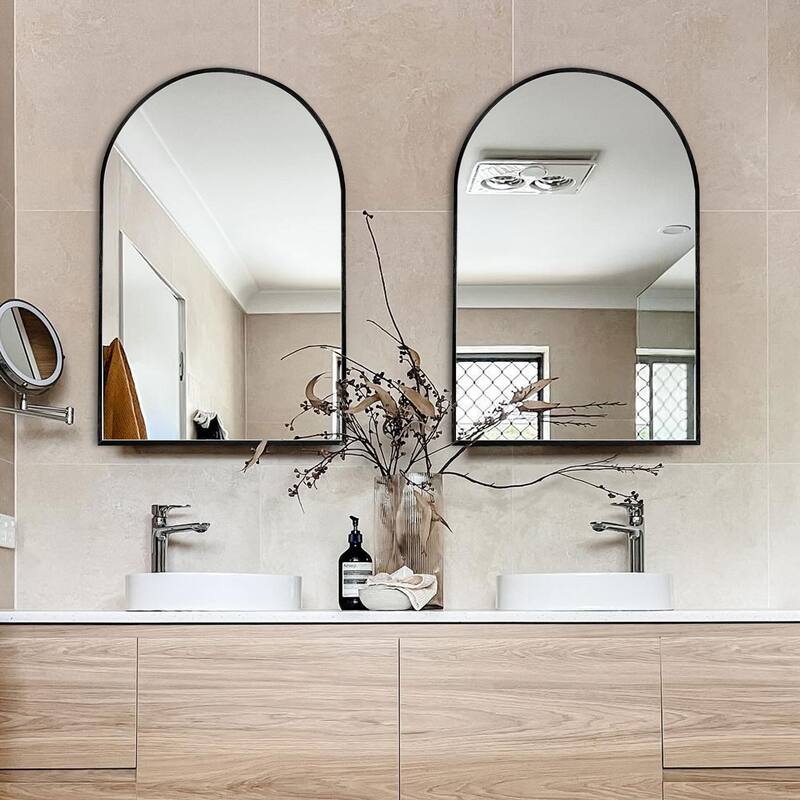 Modern Arch Bathroom Wall Mounted Vanity Mirror
