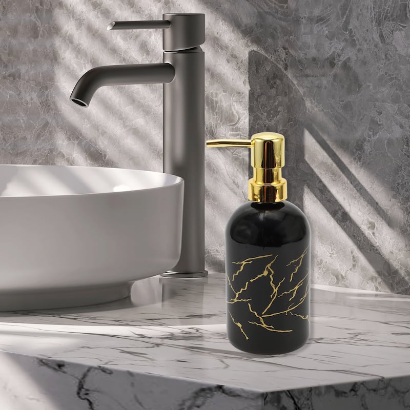 Cylindrical Simple Soap Pump Dispenser for Hotels 400ml 1 Pcs