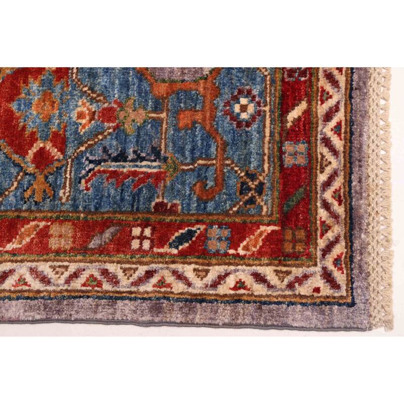 ECARPETGALLERY Hand-knotted Modern Ersari Light Purple Wool Rug - 8'3 x 9'10