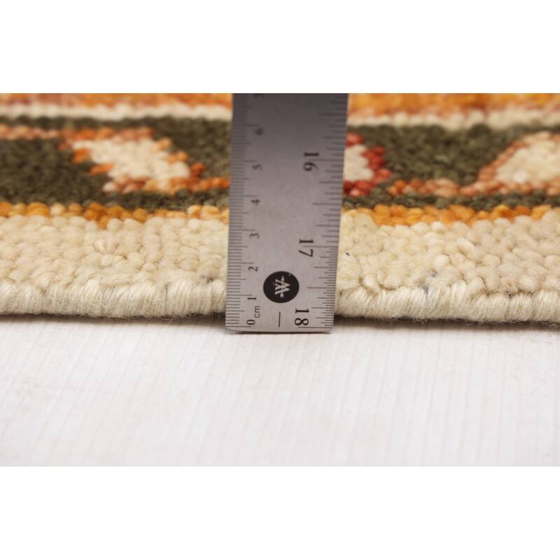 ECARPETGALLERY Hand-knotted Mamluk Ivory Wool Rug - 8'0 x 10'2