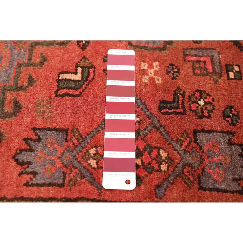 ECARPETGALLERY Hand-knotted Andelz Red Wool Rug - 3'7 x 6'9