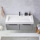 preview thumbnail 82 of 117, Vegadeo Bath Vanity with One-Piece Composite Stone Sink Top