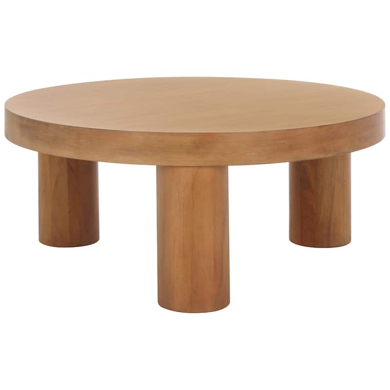 SAFAVIEH Couture Bary Round 3-Leg Coffee Table - 35"W x 35"D x 15"H
