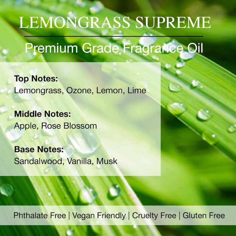 DANIELLA'S CANDLES Lemongrass Supreme Premium Grade Fragrance Oil