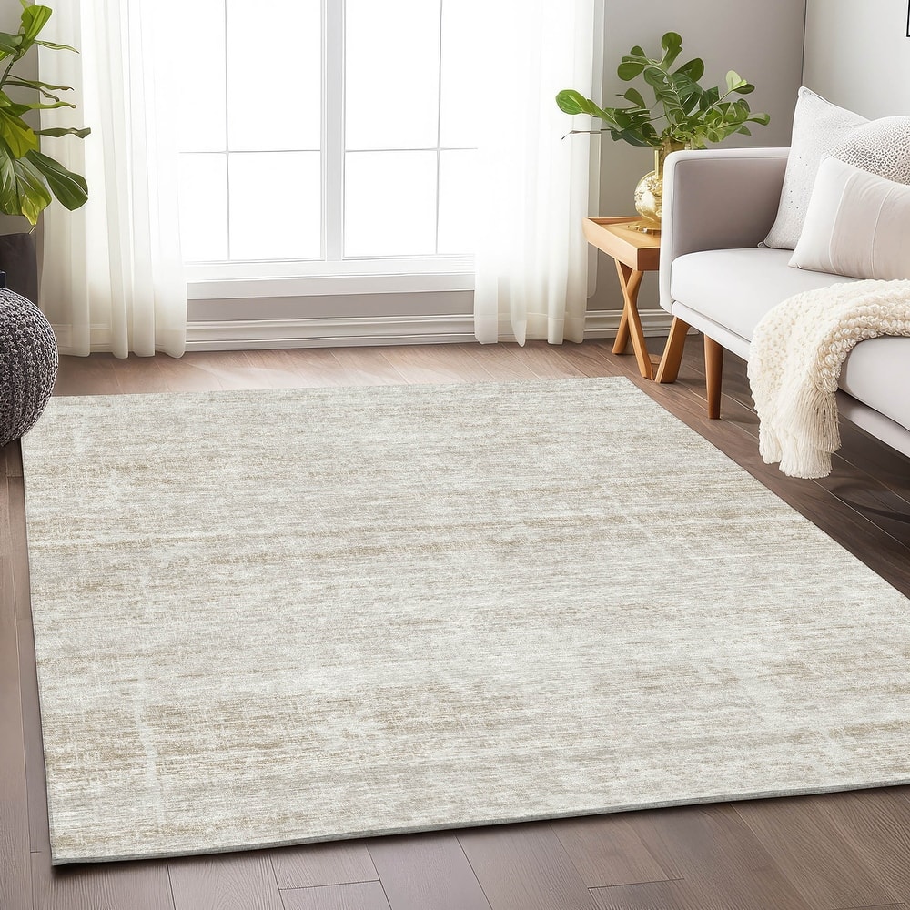 Premium Washable Super Soft Modern Solid Mayfield Rug