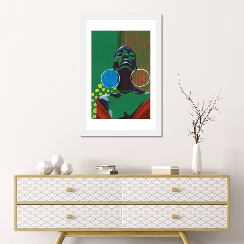 iCanvas "Woman With Earrings" by Sasha Robinson