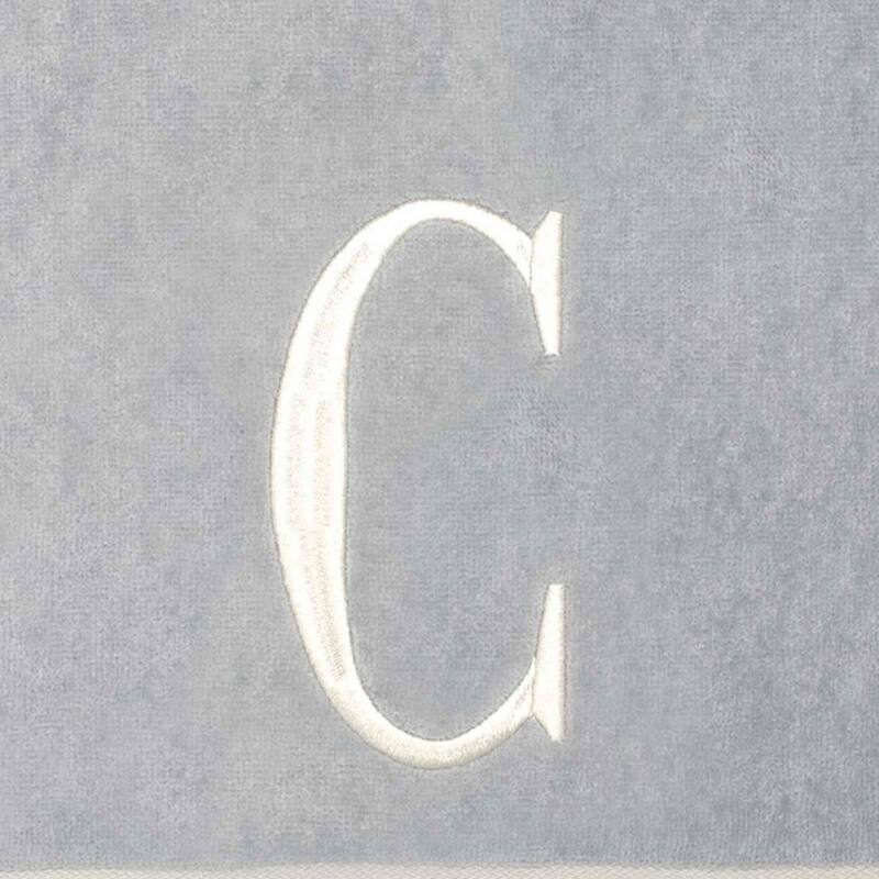 Avanti Linens GRY/IVR Monogram 5-Piece Towel Set