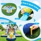 preview thumbnail 7 of 8, Gymax Inflatable Water Slide Park Bounce House Splash Pool Water