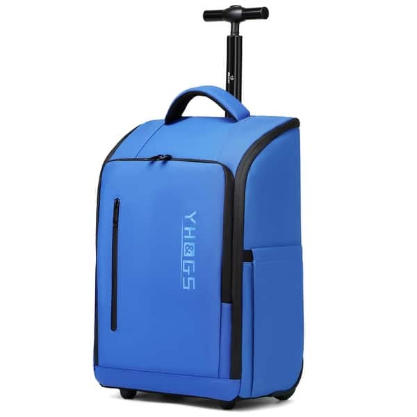 backpack on wheels with laptop compartment Two In One Rolling And Backpack Convertible Design For Travel And Work Fits 17 Inch Water Resistant Carry Luggage With Not only is there separate space for your books and tablets GOTECH Rolling Backpack, Waterproof Backpack