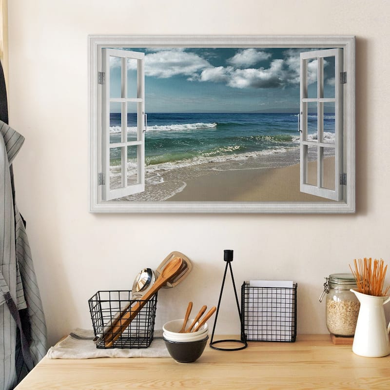 Majestic Waves Premium Gallery Wrapped Canvas - Ready to Hang