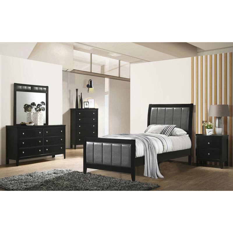 Wallingford Tufted Upholstered Panel Bed