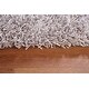 preview thumbnail 15 of 14, Contemporary Solid Shaggy Oriental Home Decor Rug Hand-knotted Carpet - 2'8" x 4'9"