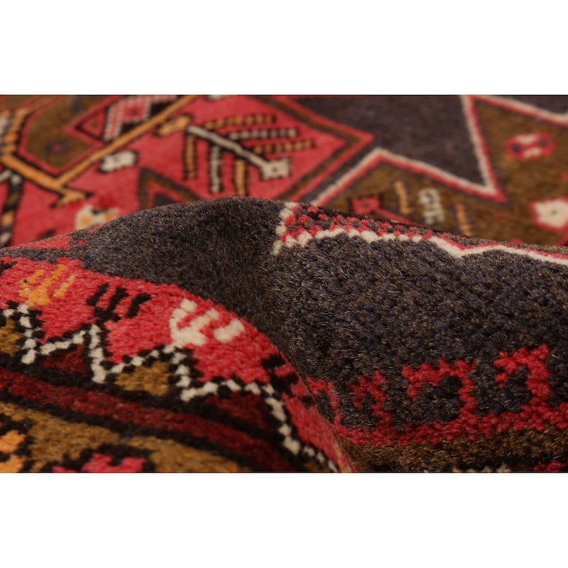 ECARPETGALLERY Hand-knotted Finest Kargahi Grey Wool Rug - 6'6 x 9'6